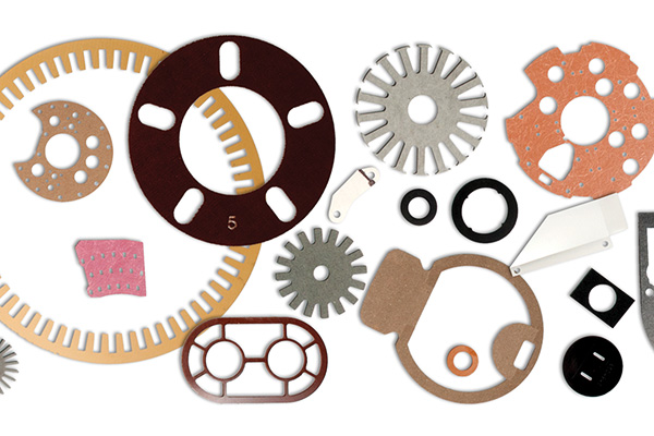 selection of stamped thermoset parts