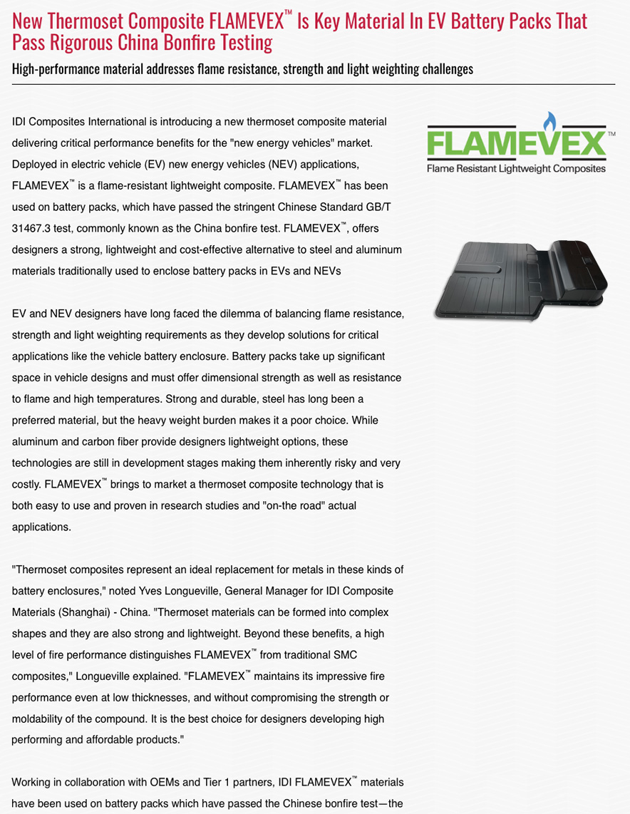 Flamevex Press Release