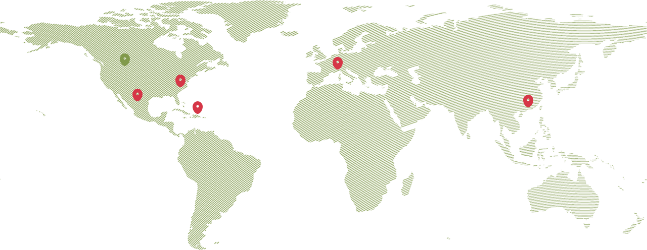 Map of locations
